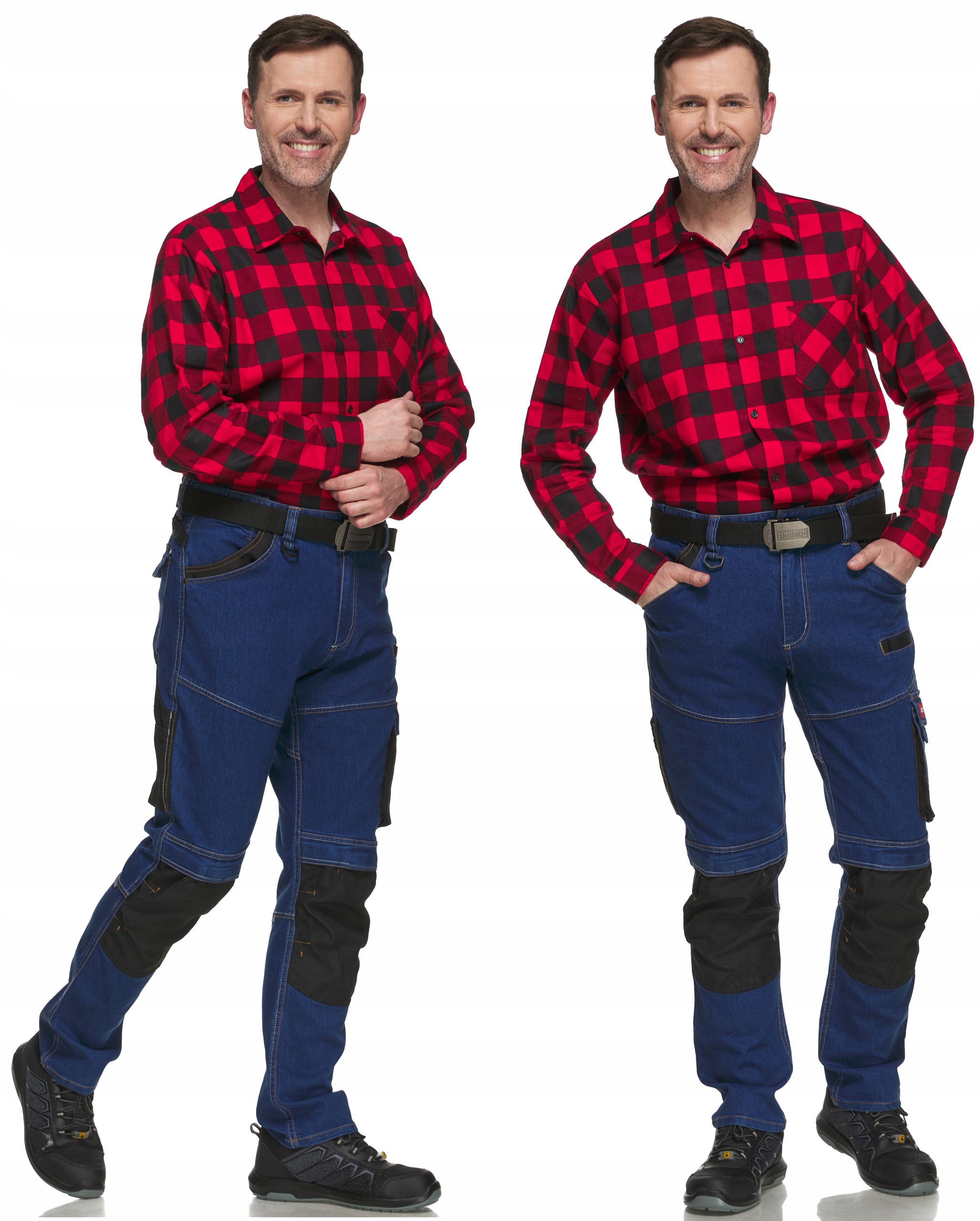Strečové ochranné pracovné nohavice BLUE JEANS, veľmi pohodlné a pevné, S